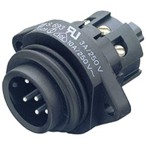 Binder 09-4219-00-07 Ronde connector Stekker, inbouw Serie (ronde connectors): 693 Totaal aantal polen: 6 + PE 1 stuk(s)