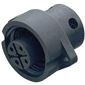 binder 09-0212-00-04-1 Ronde stekker Stekker, inbouw Serie (ronde connectors): 692 Totaal aantal polen: 3 + PE 1 stuk(s)