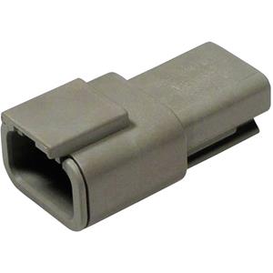 teconnectivity TE Connectivity DTM 04-3 P Ronde connector Bus, recht Totaal aantal polen: 3 Serie (ronde connectors): DTM 1 stuk(s)