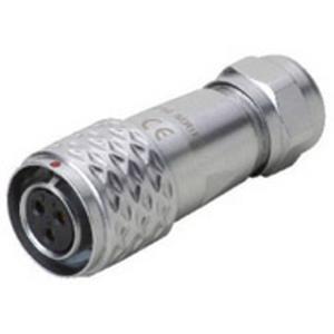 deltronconnectors Deltron Connectors DELMSF1210/S4I Rondconnector Bus, recht Totaal aantal polen: 4 1 stuk(s)