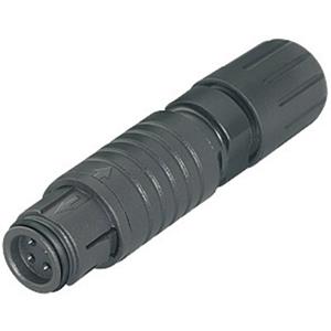 binder 99-4706-00-03-1 Ronde stekker Bus, recht Serie (ronde connectors): 420 Totaal aantal polen: 3 1 stuk(s)
