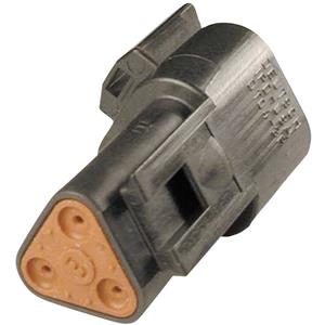 teconnectivity TE Connectivity DT 04-3P-CE02 Ronde connector Stekker, recht Totaal aantal polen: 3 Serie (ronde connectors): DT 1 stuk(s)