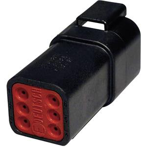 teconnectivity TE Connectivity DT 04-6 P-CE02 Ronde connector Stekker, recht Totaal aantal polen: 6 Serie (ronde connectors): DT 1 stuk(s)