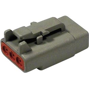 teconnectivity TE Connectivity DTM 06-3 S Ronde connector Stekker, recht Totaal aantal polen: 3 Serie (ronde connectors): DTM 1 stuk(s)