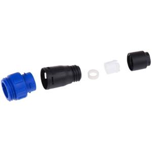 Bulgin PX0411/08P/6065 Ronde connector Stekker, recht Totaal aantal polen: 8 Serie (ronde connectors): PX04 1 stuk(s)