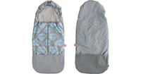 Motherhood Fußsack Kinderwagen aus Softshell mit Innenseite aus Fleece - Schiffe blau  Kinder