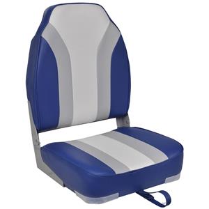 vidaXL Bootstoelen inklapbaar 2 st met hoge rugleuning