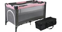 Chic 4 Baby Reisebett Luxus, anthrazit/rosa