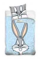 dekbedovertrek Bugs Bunny 100 x 135 cm katoen blauw