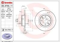 Brembo Remschijf 08D75011