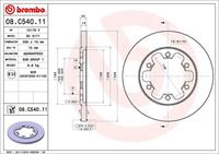 Brembo Remschijf 08C54011