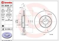 Brembo Remschijf 09B58821