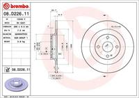 Brembo Remschijf 08D22611