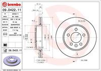 Brembo Remschijf 09D42211