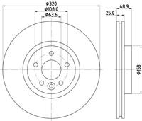 Hella Pagid GmbH Remschijven 8DD355125151
