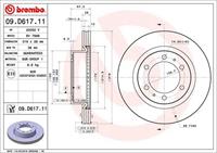 Brembo Remschijf 09D61711