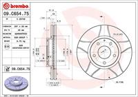 Brembo Remschijf 09C65475