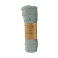 Snoozebaby ORGANIC Swaddle crib 80x80 cm Smokey Green, packed per 1