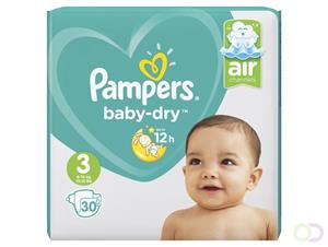 Pampers 4x  Baby Dry Luiers Maat 3 30 stuks