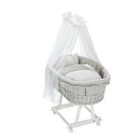 Alvi Komplettstubenwagen Birthe weiss Aqua Dot