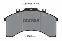 Textar Remblokkenset, schijfrem 2903203