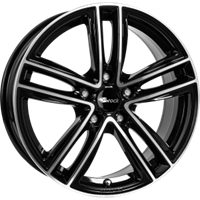 RC Design Rc27 Black glossy full polished 7x17 5x112 ET34