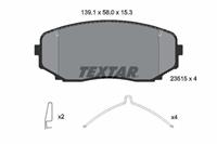Textar Remblokkenset, schijfrem 2351505