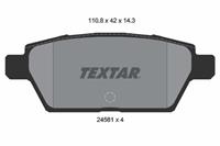Textar Remblokkenset, schijfrem 2458102
