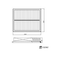 FEBI Luchtfilter 172767