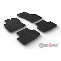 GledRing Rubbermatten voor passend voor Skoda Octavia IV Sedan/Kombi 2020- (T profiel 4-delig + montageclips) GL0479