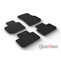 GledRing Rubbermatten voor passend voor BMW X4 (G02) 2018- (T profiel 4-delig + montageclips) GL0540