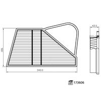 FEBI luchtfilter 173606