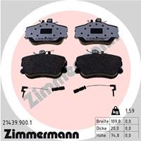 Zimmermann Remblokkenset, schijfrem rd:z 214399001