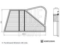 Blue Print luchtfilter ADBP220045