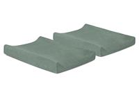 jollein Wickelkissenbezug ash green 50 x 70 cm 2er-Pack