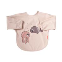 Done by Deer™ Done by Deer ™ Sleeve Bib Sea friends Roze