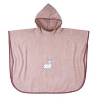 WÖRNER SÜDFROTTIER Bad poncho lama-roze 60 x 75 cm