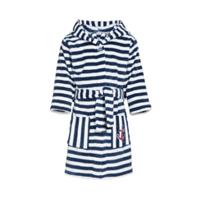 Playshoes Fleece badjas strepen maritim