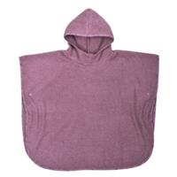 WÖRNER SÜDFROTTIER Thuis bad poncho mauve 60 x 75 cm