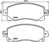 subaru Brake Pad Set, Disc Brake 8db 8DB355039161