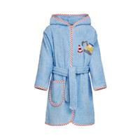 Playshoes Frotte-Bademantel Bagger blau