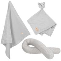 roba Geschenkset Baby Kuscheln und Spielen grau