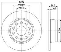 Hella Pagid GmbH Remschijf 8dd 8DD355131811
