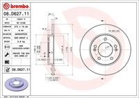 Brembo Remschijf 08D62711