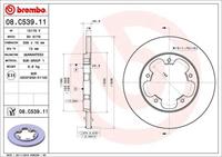 Brembo Remschijf 08C53911