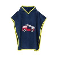 Playshoes Terry poncho brandweer marine