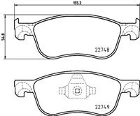 Hella Remblokkenset, Schijfrem 8db 8DB355037741