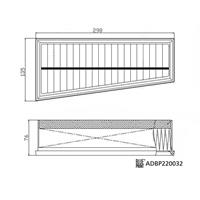 Blue Print Luchtfilter ADBP220032