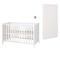 Roba Extra bed wit 60 x 120 cm met matras