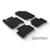 GledRing Rubbermatten voor passend voor Hyundai Tucson (NX4E) 2020- (T profiel 4-delig + montageclips) GL0419